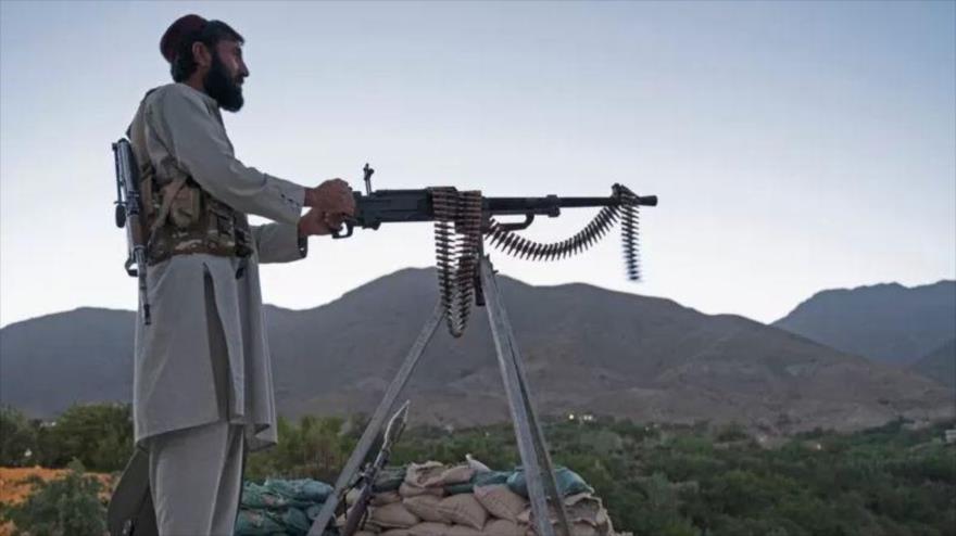 Combatiente del grupo armado Talibán.
