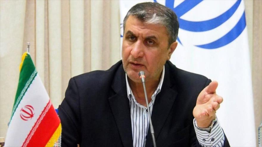 El jefe de la Organización de Energía Atómica de Irán (OEAI), Mohamad Eslami.