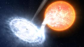 Hallan una estrella similar al Sol que orbita un agujero negro