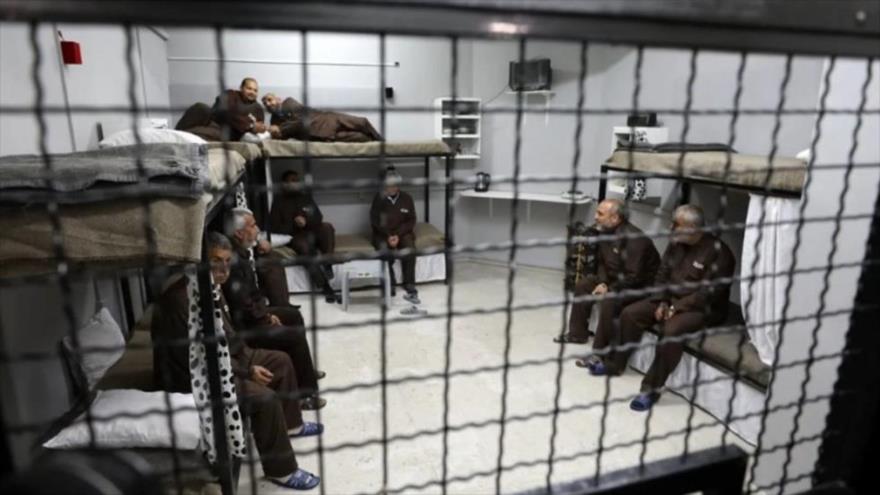Presos palestinos en las cárceles israelíes.