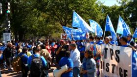 Miles marchan en Washington por la extensión del TPS