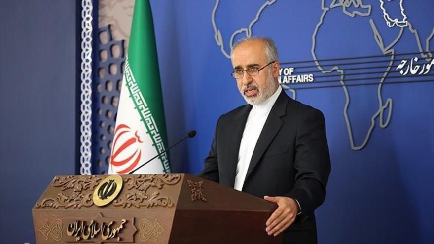 El portavoz de la Cancillería iraní, Naser Kanani.