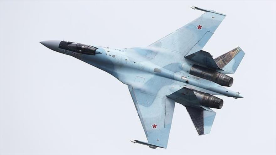 Cazas rusos Su-35. (Foto: TASS)