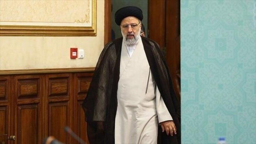 El presidente de Irán, Seyed Ebrahim Raisi.