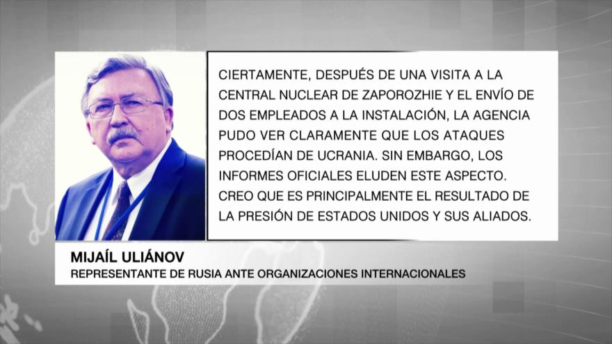 ‘AIEA no culpa a Kiev de ataques a Zaporiyia por presión de EEUU’