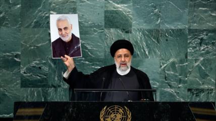 Raisi: El héroe de lucha antiterrorista fue Soleimani, no Occidente