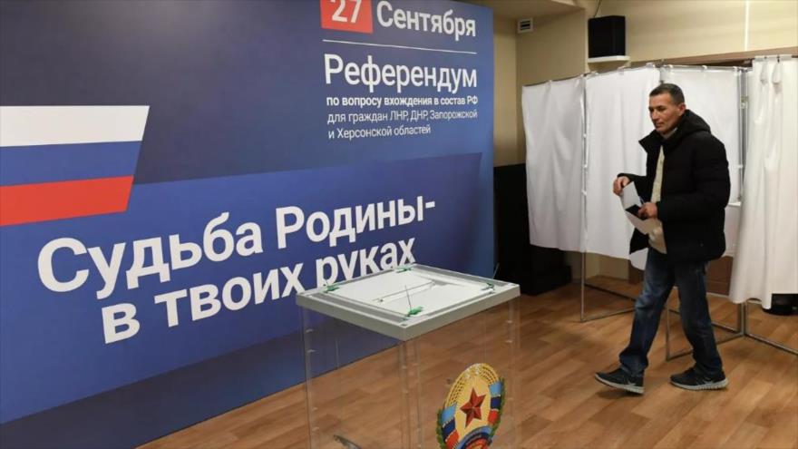 Primeros resultados de referéndums en Ucrania: “sí” a anexión | HISPANTV