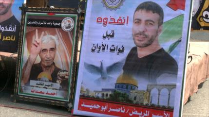 Se solidarizan con reclusos palestinos en huelga de hambre