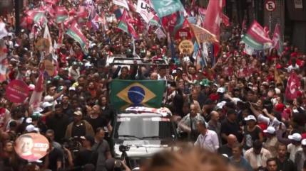 Bolsonaro y Lula cierran campaña para elecciones en Brasil