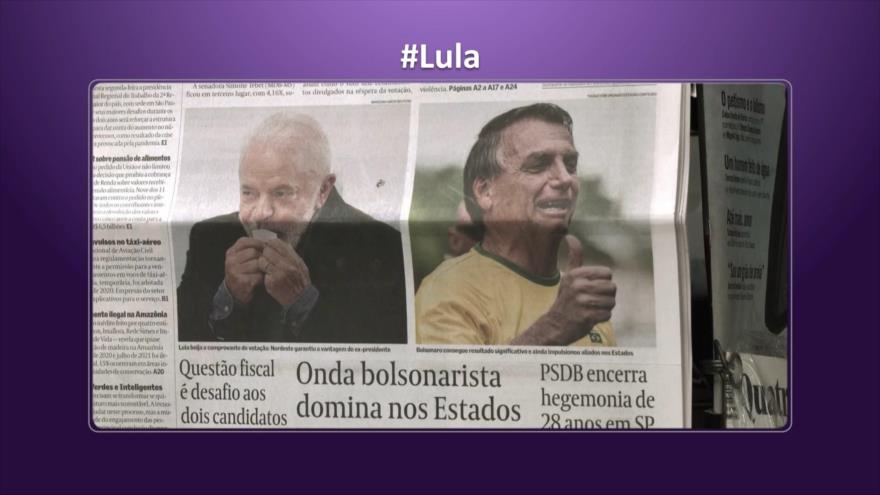 Lula vence a Bolsonaro e irán a segunda vuelta de elecciones | Etiquetaje