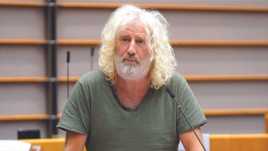 El eurodiputado irlandés Mick Wallace.