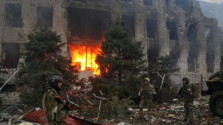 Destrucciones causadas por la crisis ucraniana, Mariupol, 21 de abril de 2022. (Foto: Reuters)