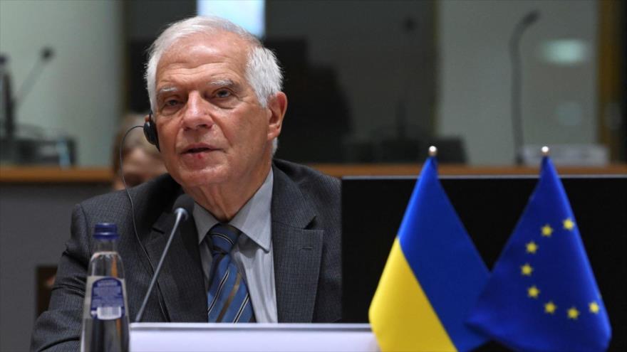 Jefe de Política Exterior de la UE, Josep Borrell, en una reunión del Consejo de Asociación UE-Ucrania en Bruselas, Bélgica, 5 de septiembre de 2022.
