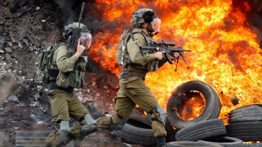 Fuerzas israelíes reprimen a los palestinos en la ocupada Cisjordania, 7 de octubre de 2022. (Foto: Getty Images)