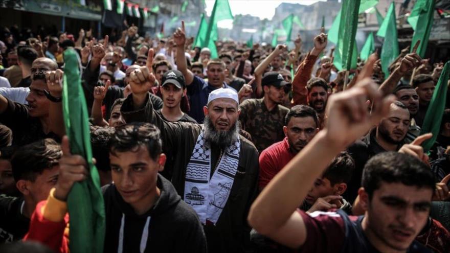 Palestinos se manifiestan contra violencias del régimen israelí, 21 de octubre de 2022. (Foto: Getty Images)