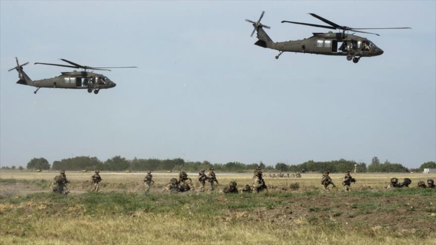 Tropas de la 101.ª División Aerotransportada del Ejército de EE.UU. en la base aérea de Mihail Kogalniceanu en Romania, 30 de julio de 2022. (Foto: Getty Images)