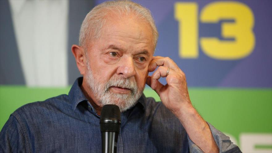 El expresidente brasileño, Luiz Inácio Lula da Silva, durante una conferencia de prensa en Sao Paulo, Brasil, 24 de octubre de 2022. (Foto: AFP)