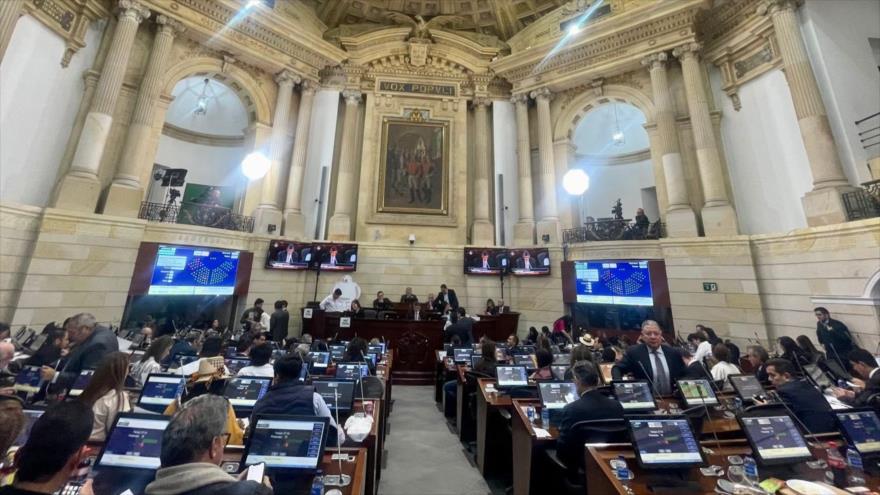 Una sesión del Senado de Colombia sobre la ley de ‘paz total’, en Bogotá, Colombia, 24 de octubre de 2022.