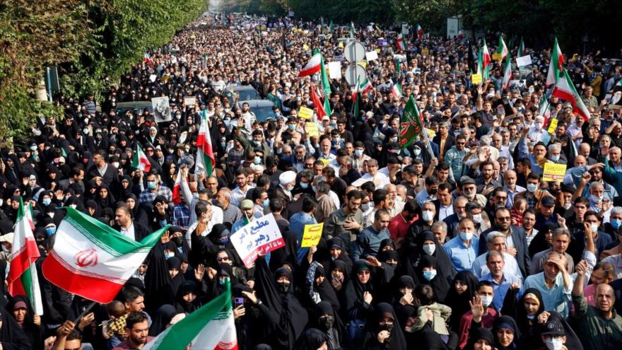 ‘Manifestación de iraníes es un respaldo a autoridades del país’