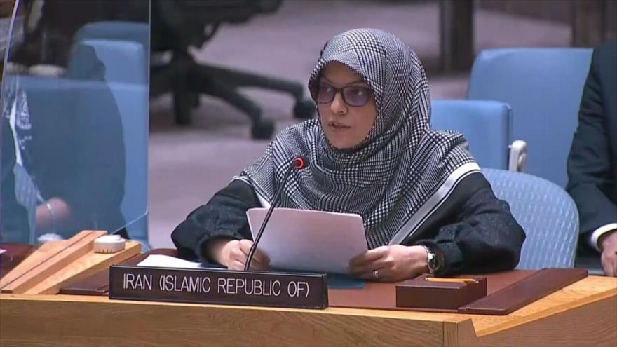 La representante permanente adjunta de Irán ante la Organización de las Naciones Unidas (ONU), Zahra Ershadi.