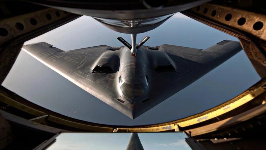 El bombardero furtivo B-2 Spirit de EE.UU., capaz de lanzar las bombas sofisticadas. (Foto: Zuma Press)