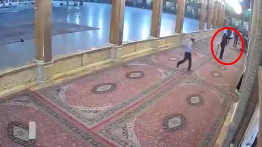 Vídeo: Momento en que es neutralizado autor del atentado de Shiraz