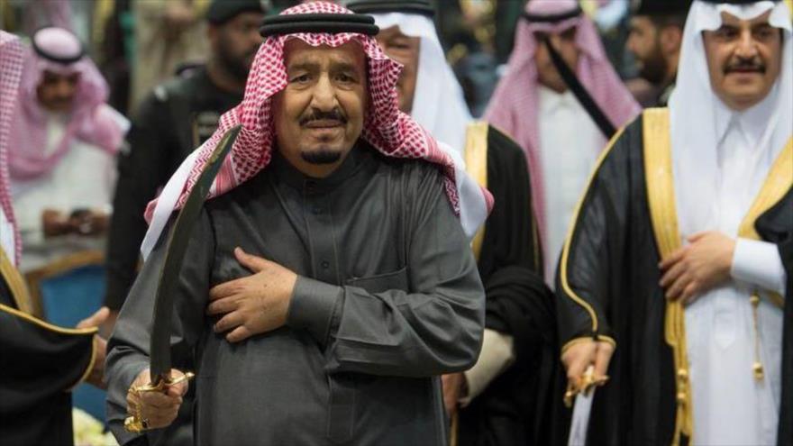 El rey saudí, Salman bin Abdulaziz Al Saud, en un festival en Riad, 20 de febrero de 2018. (Foto: Reuters)