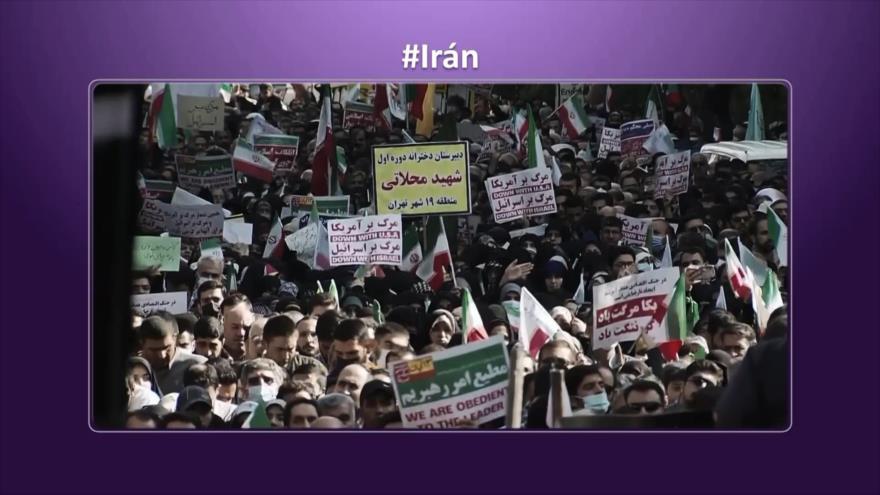 Iraníes repudian políticas injerencistas y hostiles de EEUU | Etiquetaje