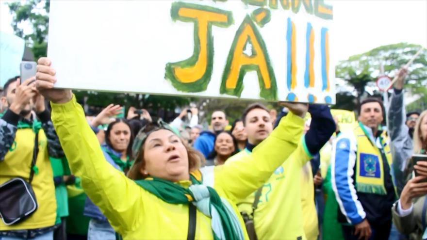 Bolsonaristas apuestan por un golpe militar en Brasil