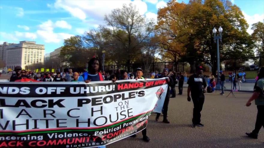 Afrodescendientes reclaman sus derechos ante la Casa Blanca