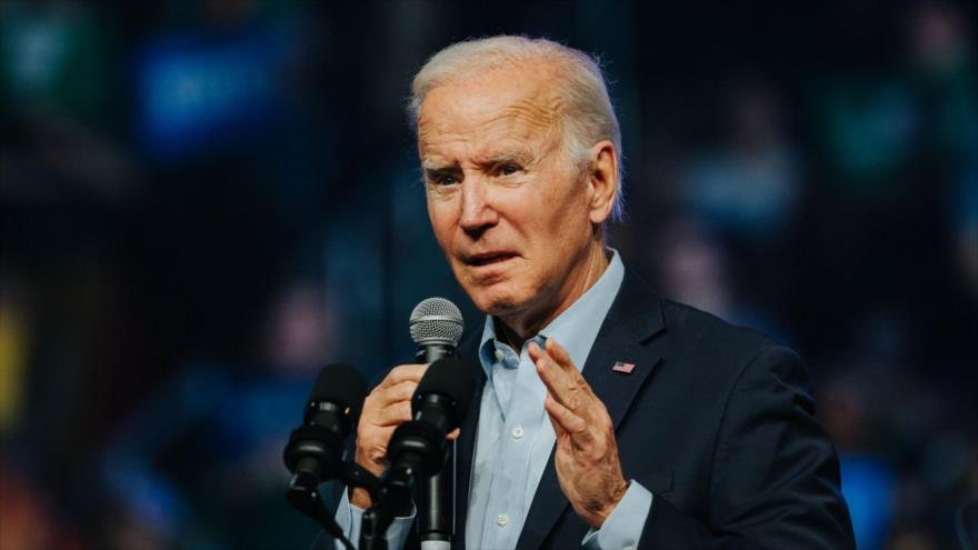 El presidente de EE.UU., Joe Biden, habla durante un mitin en Filadelfia, Pensilvania, 5 de noviembre de 2022. (Foto: Getty Images)