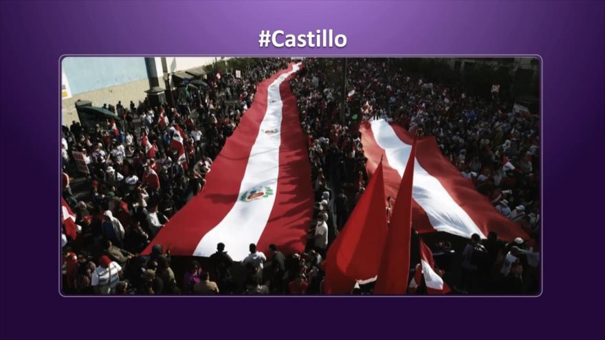 Oposición peruana protesta contra Castillo | Etiquetaje