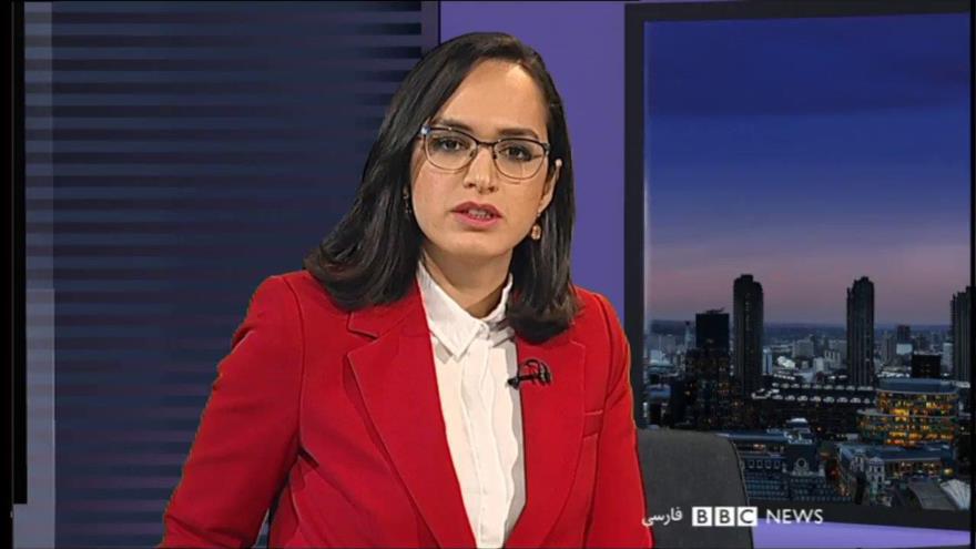 La reportera del servicio de lengua persa de la cadena británica BBC (BBC Persian), Rana Rahimpur.