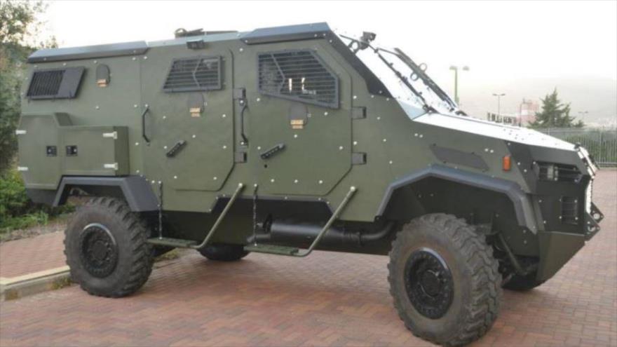 El vehículo militar Gaia Amir MRAP, de fabricación israelí. 