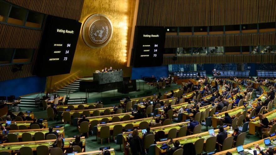 Resolución de la Asamblea General de la ONU sobre reparaciones a Ucrania, 14 de noviembre de 2022. (Foto: un.org)