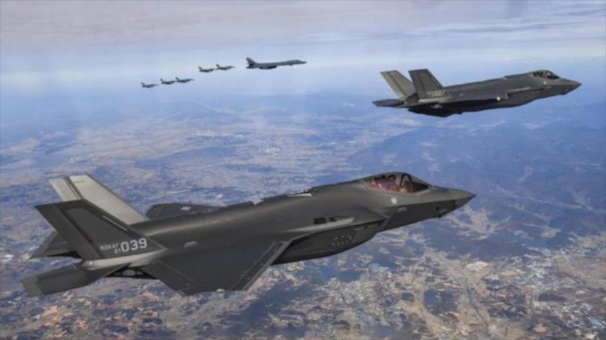 Seúl y Washington realizan maniobra aérea tras nuevo test norcoreano