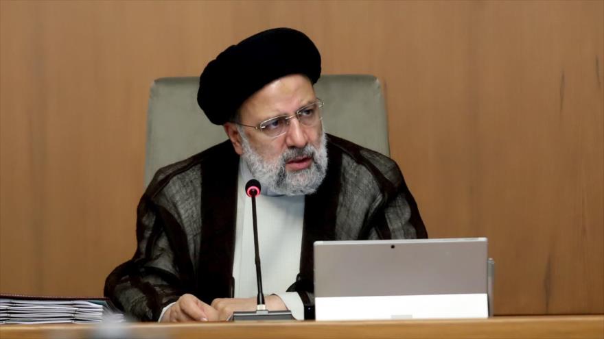 El presidente de Irán, Seyed Ebrahim Raisi, en la reunión de gabinete, Teherán, la capital iraní, 20 de noviembre de 2022. (Foto: president.ir)
