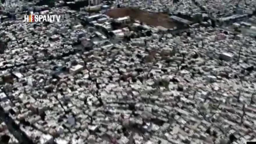 Vídeo: Dron capta cómo operan los alborotadores en Sanandaj