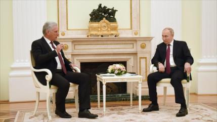 Putin y Díaz-Canel reafirman su unidad ante el ‘enemigo yanqui’