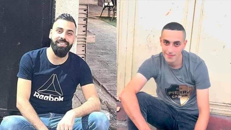 Mohammad Hesham Abu Kashk y Mohammed Harzullah, jóvenes palestinos asesinados por las fuerzas israelíes en la ocupada Cisjordania.