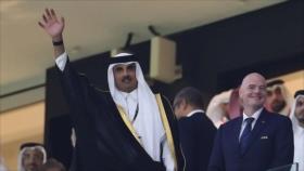 Vídeo: Alegría de emir de Catar por victoria de Irán ante Gales