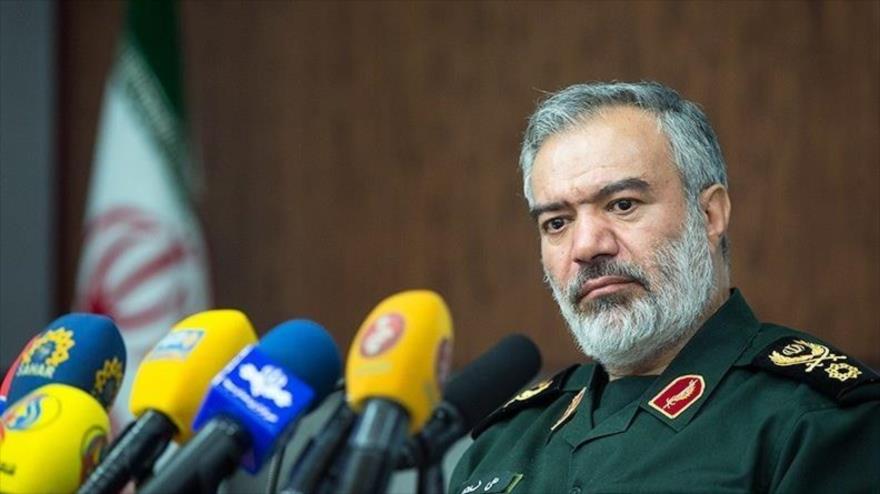 El jefe adjunto del Cuerpo de Guardianes de Irán, el general de brigada Ali Fadavi.