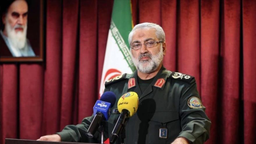 El portavoz jefe del Estado Mayor de las Fuerzas Armadas de Irán, el general de brigada Abolfazl Shekarchi.