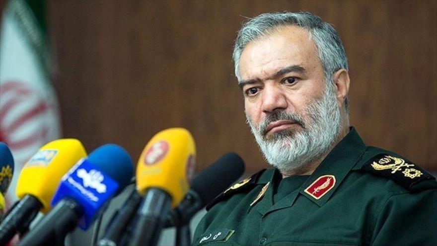 El jefe adjunto del Cuerpo de Guardianes de la Revolución Islámica (CGRI), el general de brigada Ali Fadavi.