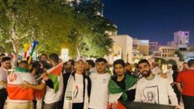 Fotos: Palestinos muestran apoyo a Irán antes de partido con EEUU
