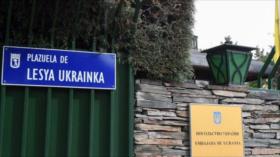 Explota una carta bomba en embajada de Ucrania en Madrid