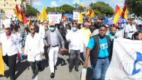 Médicos dominicanos marchan por reforma a la seguridad social