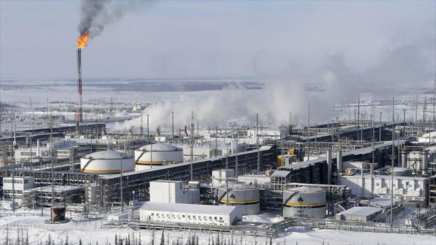 Instalaciones de tratamiento de crudo en el campo petrolero Vankorskoye propiedad de Rosneft en Krasnoyarsk, Rusia. (Foto: Reuters)