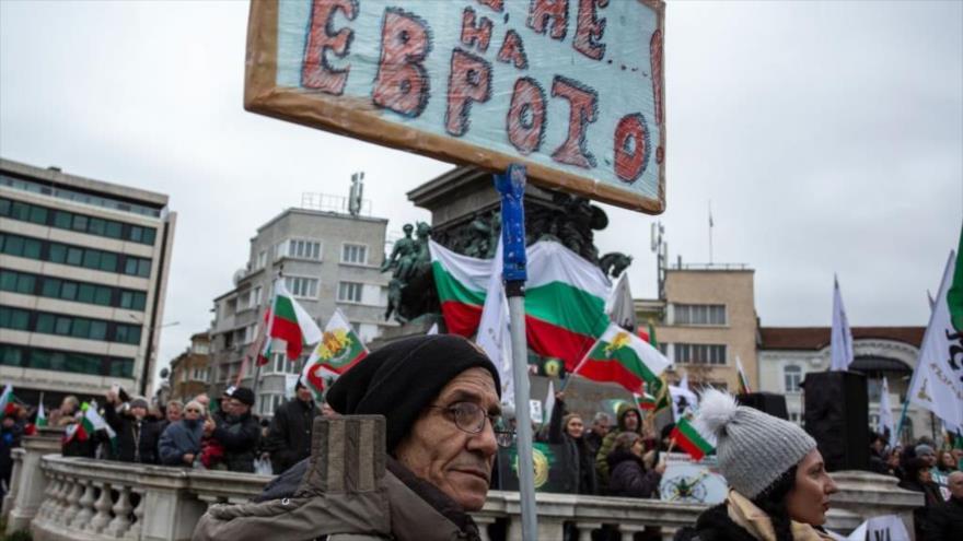 Vídeo: búlgaros protestan contra las políticas de la Unión Europea | HISPANTV