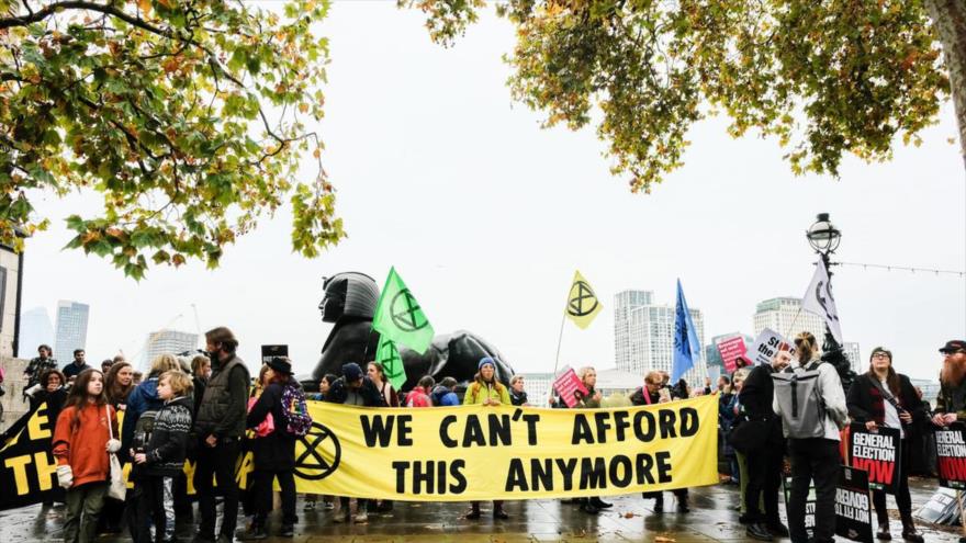 Los trabajadores protestan para exigir aumentos salarios acordes con el ritmo de inflación, Londres, 5 de noviembre de 2022. (Foto: Legion-Media)